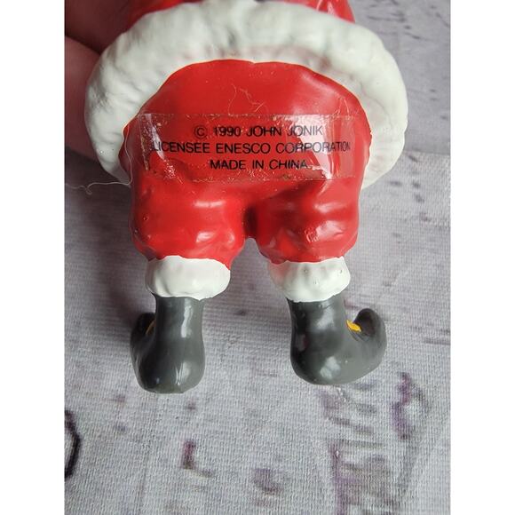 Vintage 1990 Enesco Hang Onto Your Hat 2nd in John Jonik Series Holiday Ornament - Picture 3 of 5